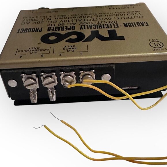 Tyco 899V Hobby Transformer 120V AC 60Hz Input 18V DC 20V AC Output - Picture 6 of 13